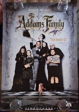Addams Family - VIDEO RELEASE POSTER